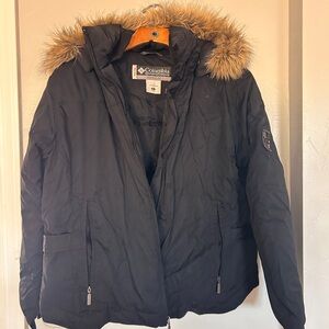 Columbia Black Quilted Jacket